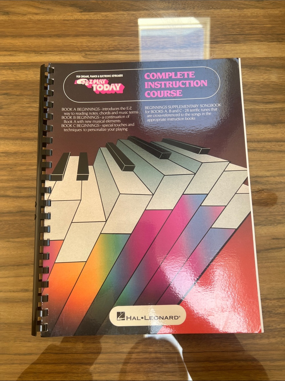 VINTAGE 1975 Complete Instruction Course - Rainbow Cover (Multicolor)
